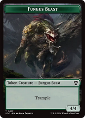 Goat // Fungus Beast Double-Sided Token [Secrets of Strixhaven Commander Tokens] | Exor Games New Glasgow