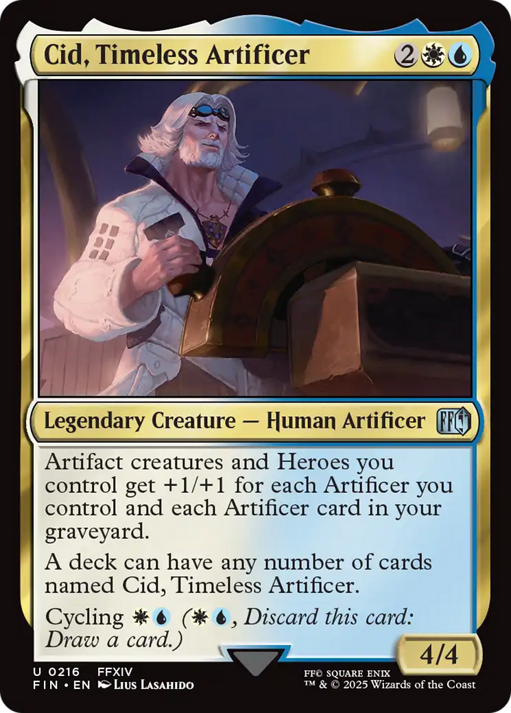 Cid, Timeless Artificer (0216) [FINAL FANTASY] | Exor Games New Glasgow