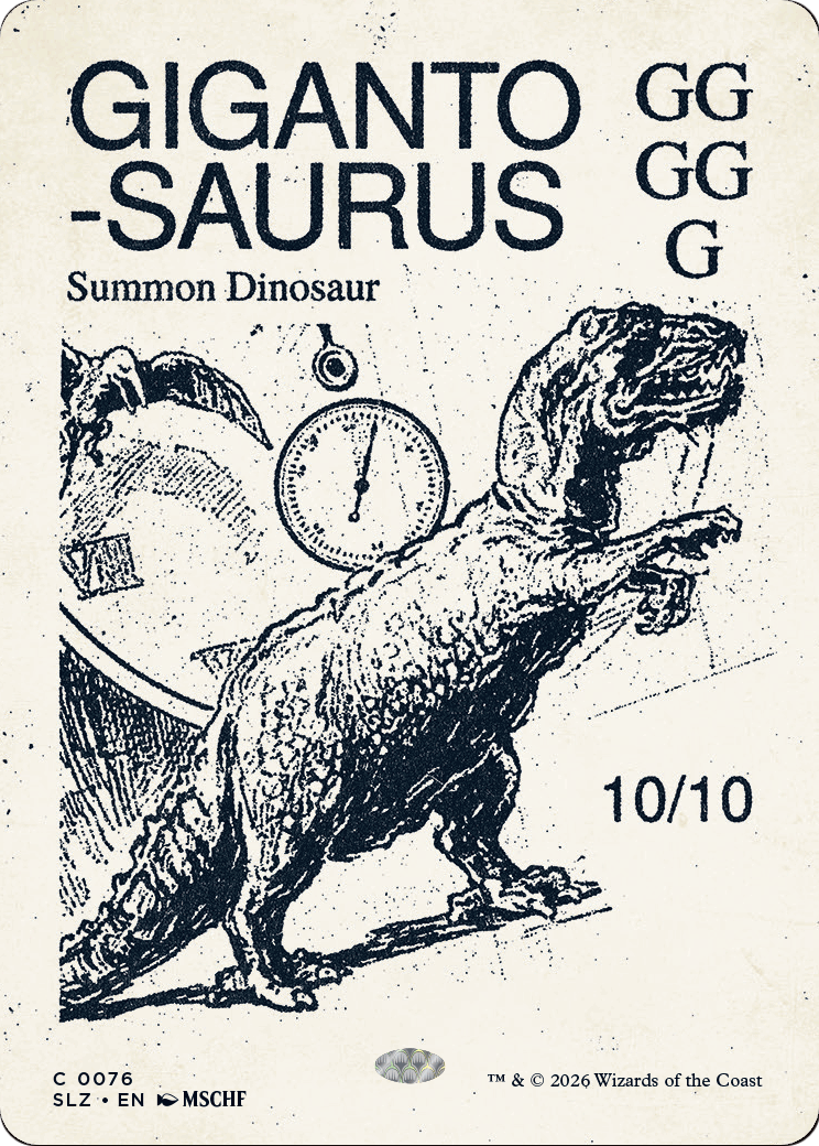 Gigantosaurus (0076) [Secret Lair x MSCHF: The Zeta Set] | Exor Games New Glasgow