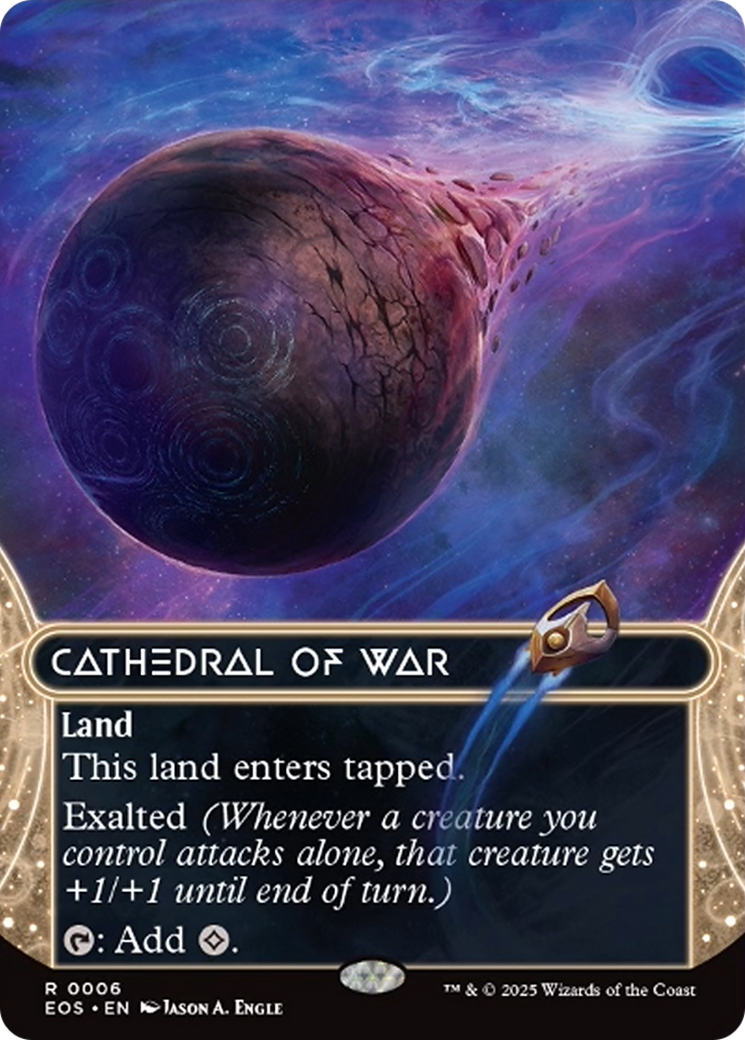 Cathedral of War (0006) (Borderless) [Edge of Eternities: Stellar Sights] | Exor Games New Glasgow
