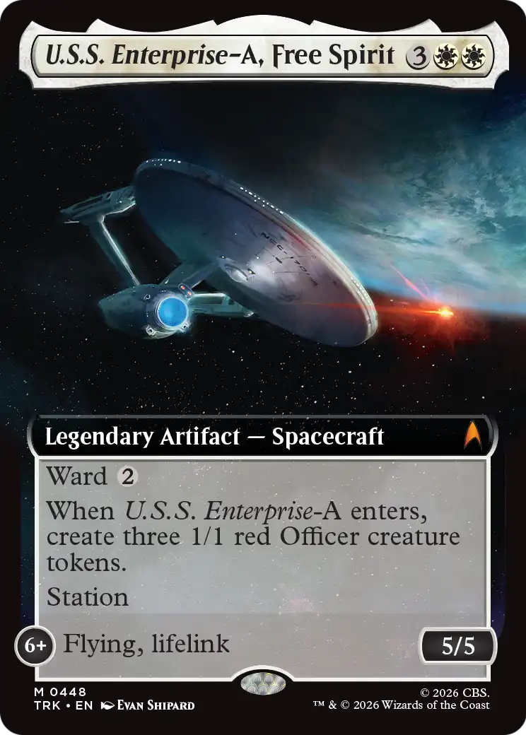 U.S.S. Enterprise-A, Free Spirit (Extended Art) [Star Trek] | Exor Games New Glasgow