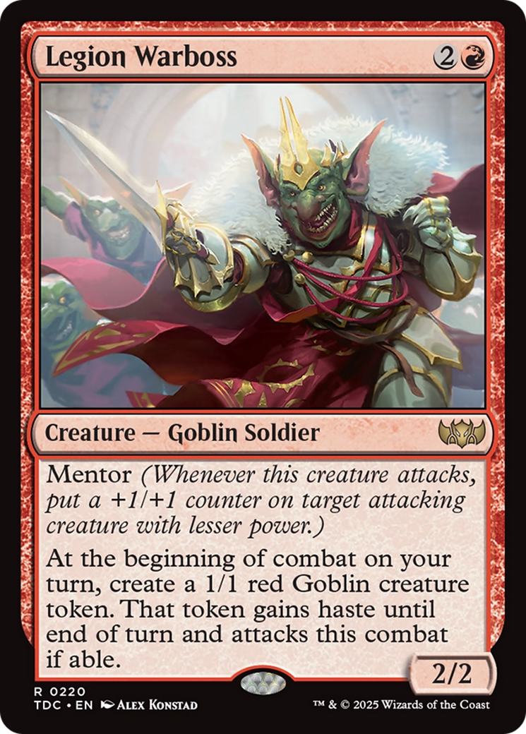 Legion Warboss [Tarkir: Dragonstorm Commander] | Exor Games New Glasgow