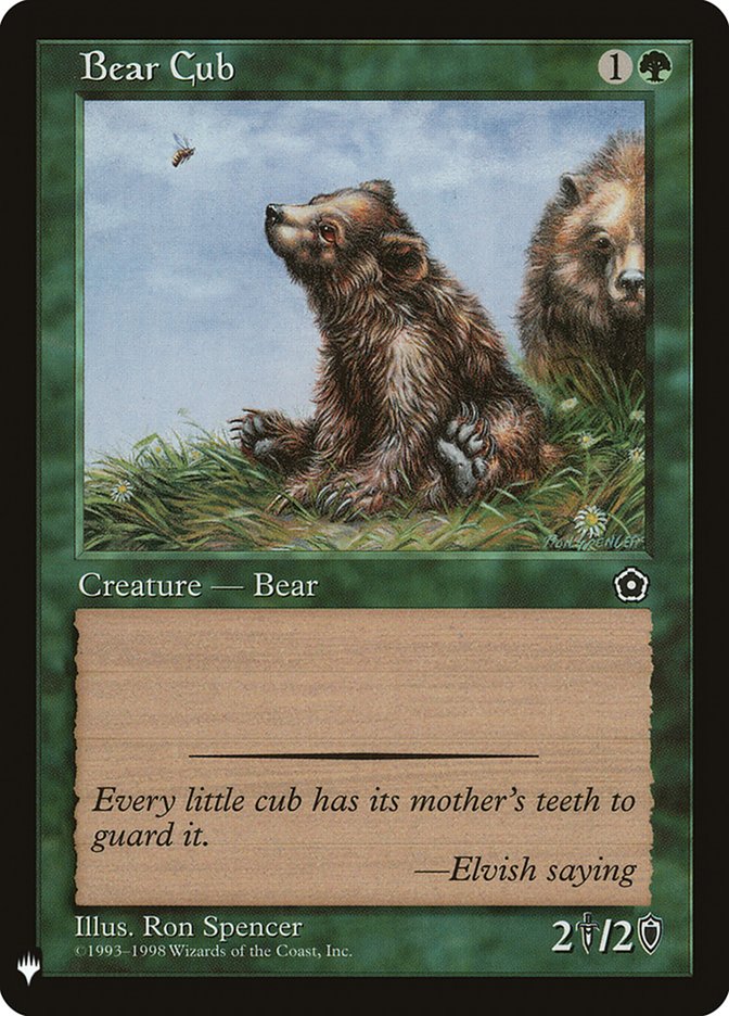 Bear Cub [Mystery Booster] | Exor Games New Glasgow