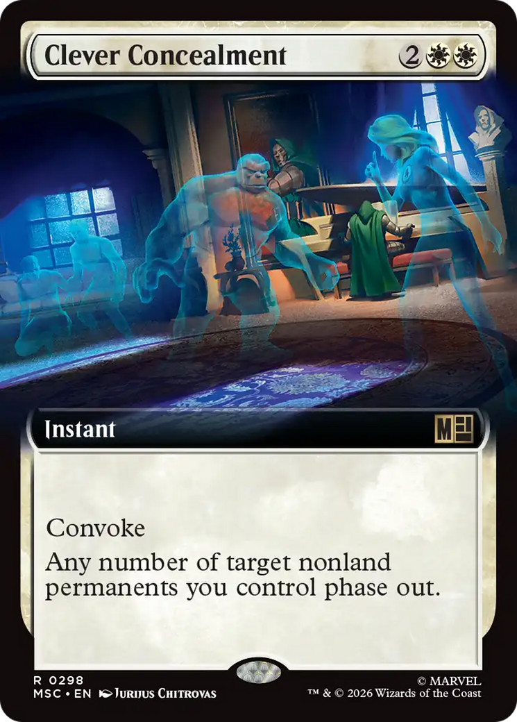 Clever Concealment (Extended Art) [Marvel Super Heroes Commander] | Exor Games New Glasgow