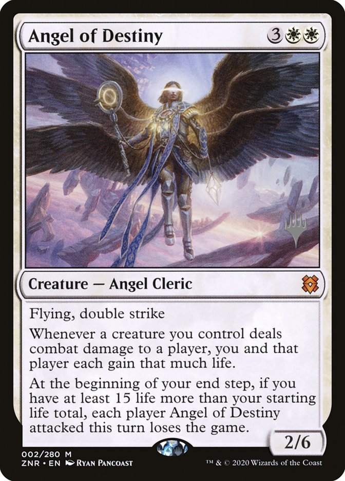 Angel of Destiny (Promo Pack) [Zendikar Rising Promos] | Exor Games New Glasgow