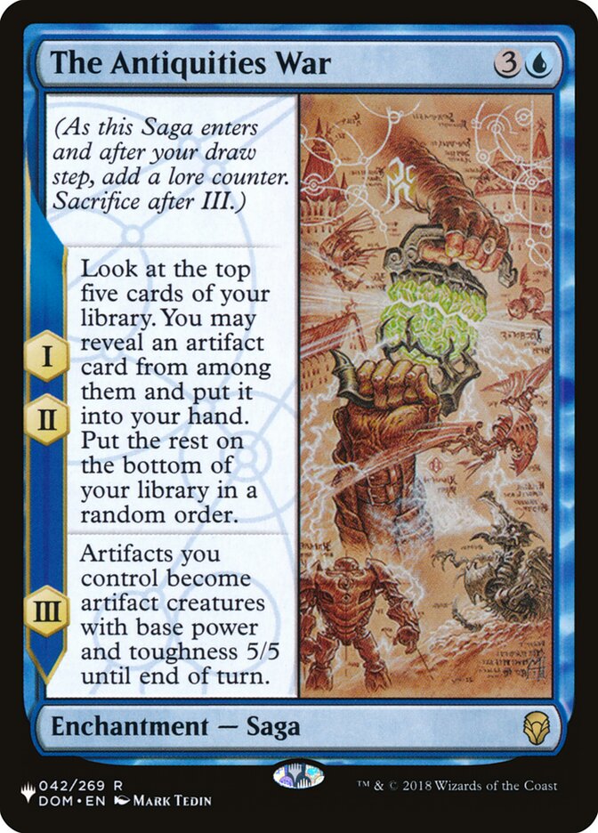 The Antiquities War [The List] | Exor Games New Glasgow