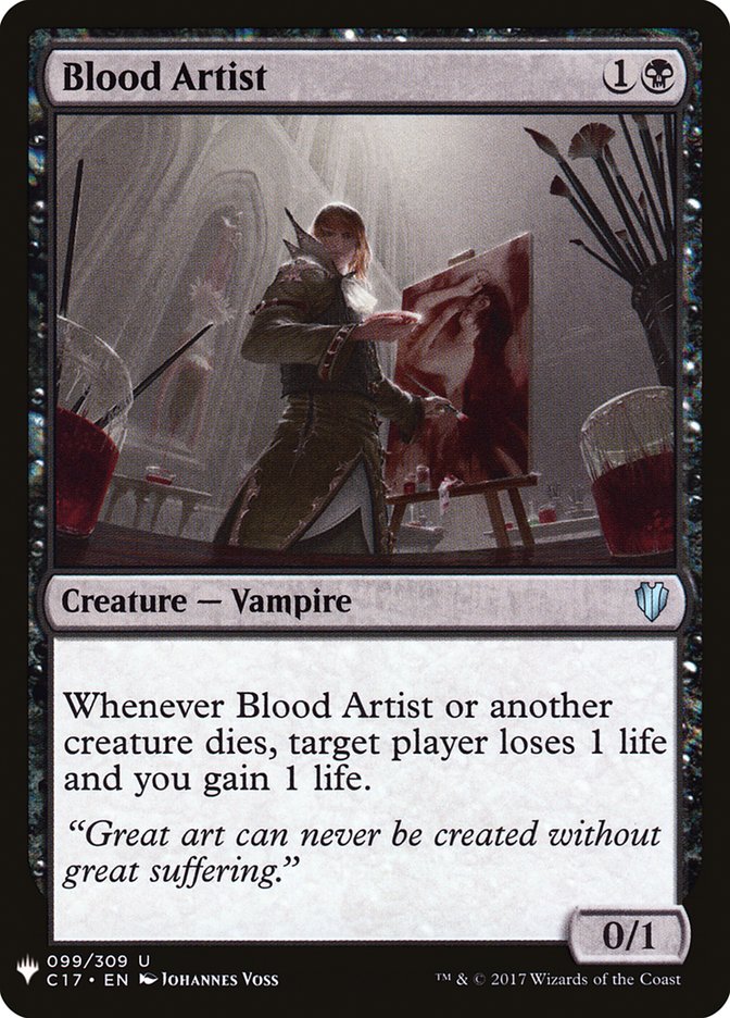 Blood Artist [Mystery Booster] | Exor Games New Glasgow