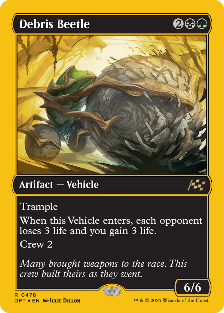 Debris Beetle (First-Place Foil) [Aetherdrift] | Exor Games New Glasgow
