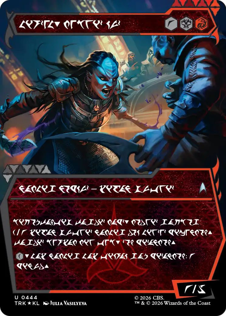 L'Rell, Fierce Visionary (Showcase) (Klingon) [Star Trek] | Exor Games New Glasgow
