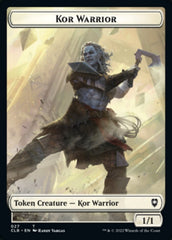 Kor Warrior // Shapeshifter (023) Double-Sided Token [Commander Legends: Battle for Baldur's Gate Tokens] | Exor Games New Glasgow