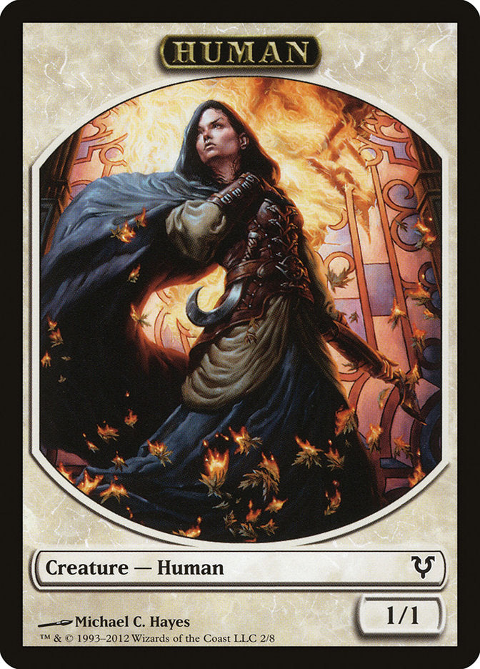 Human Token (2/8) [Avacyn Restored Tokens] | Exor Games New Glasgow