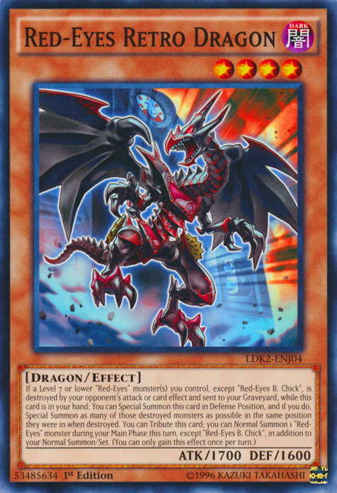 Red-Eyes Retro Dragon [LDK2-ENJ04] Common | Exor Games New Glasgow