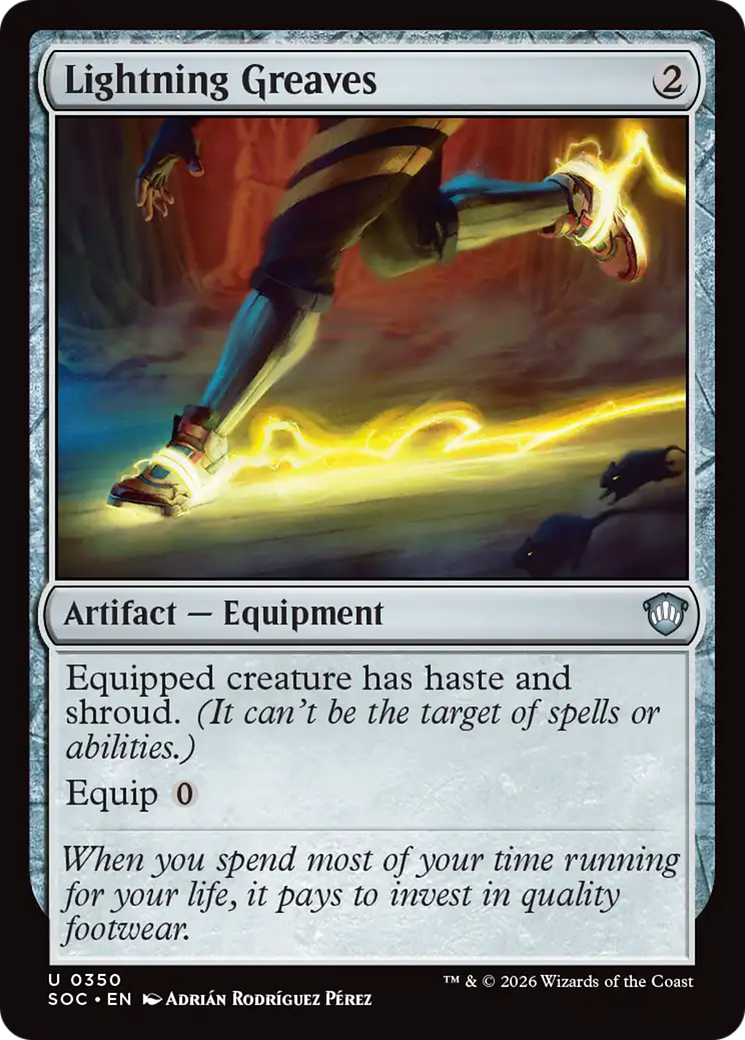 Lightning Greaves [Secrets of Strixhaven Commander] | Exor Games New Glasgow
