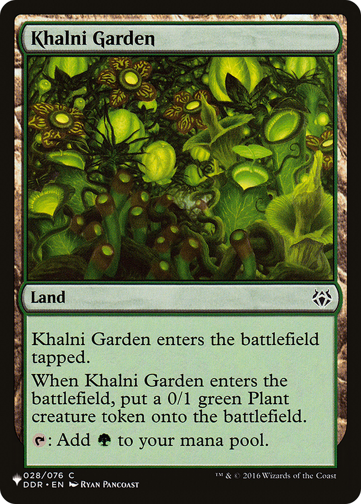 Khalni Garden [The List Reprints] | Exor Games New Glasgow