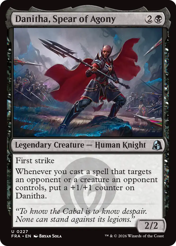 Danitha, Spear of Agony [Reality Fracture] | Exor Games New Glasgow