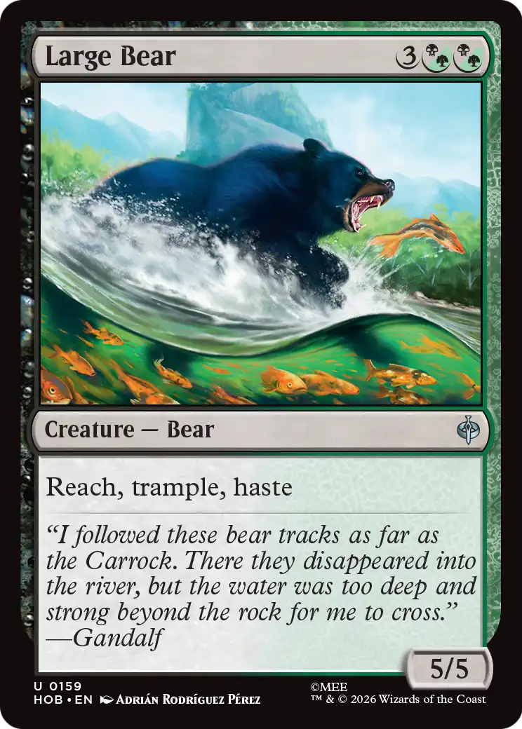 Large Bear [The Hobbit] | Exor Games New Glasgow