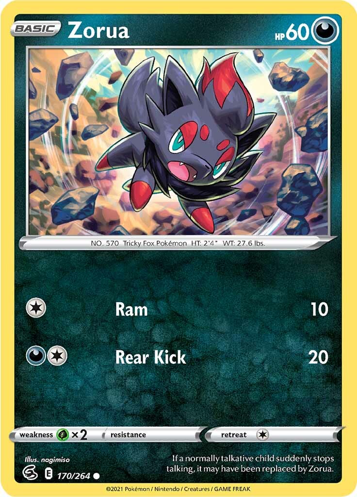 Zorua (170/264) [Sword & Shield: Fusion Strike] | Exor Games New Glasgow