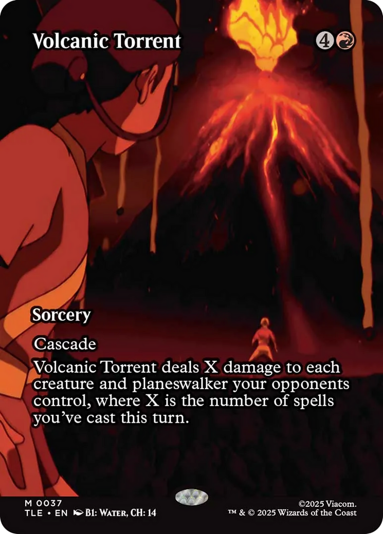 Volcanic Torrent (Borderless) [Avatar: The Last Airbender: Eternal-Legal] | Exor Games New Glasgow