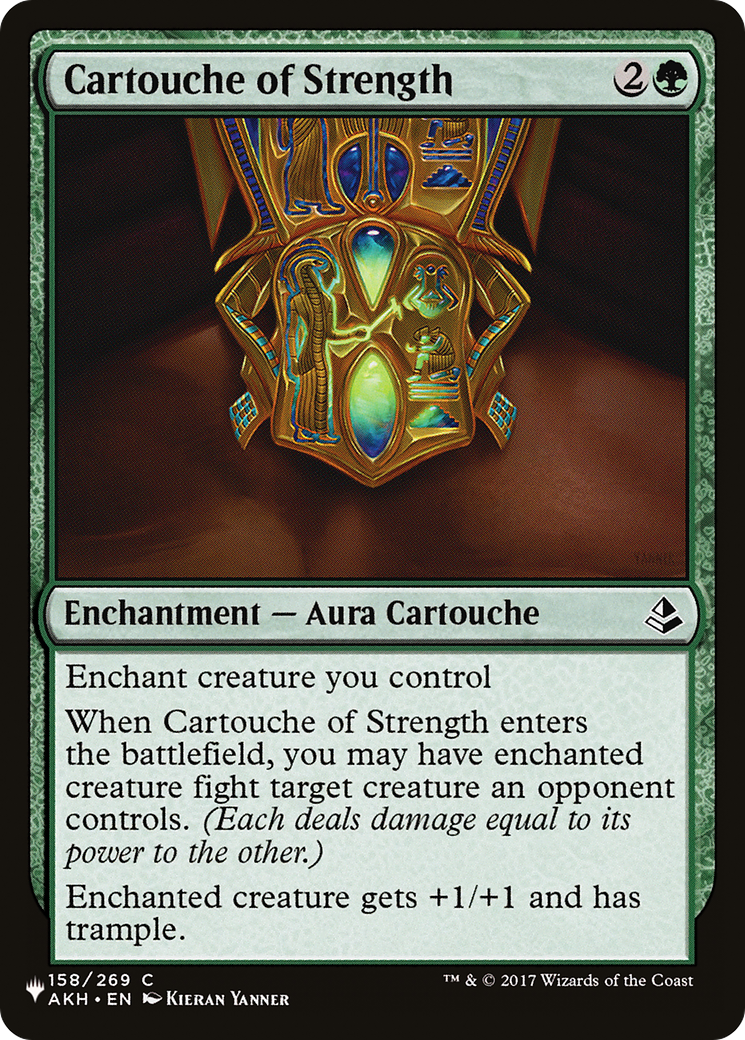 Cartouche of Strength [The List Reprints] | Exor Games New Glasgow