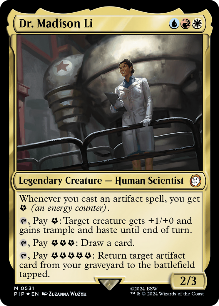 Dr. Madison Li (Surge Foil) [Fallout] | Exor Games New Glasgow