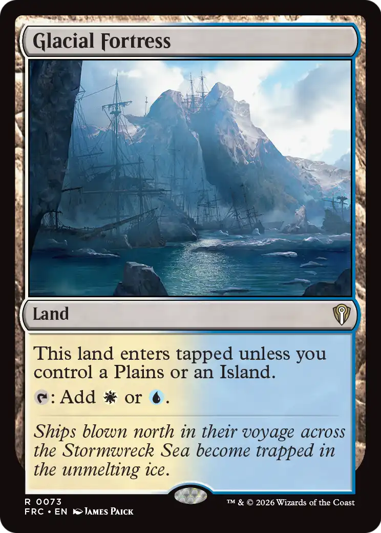 Glacial Fortress [Reality Fracture Commander] | Exor Games New Glasgow