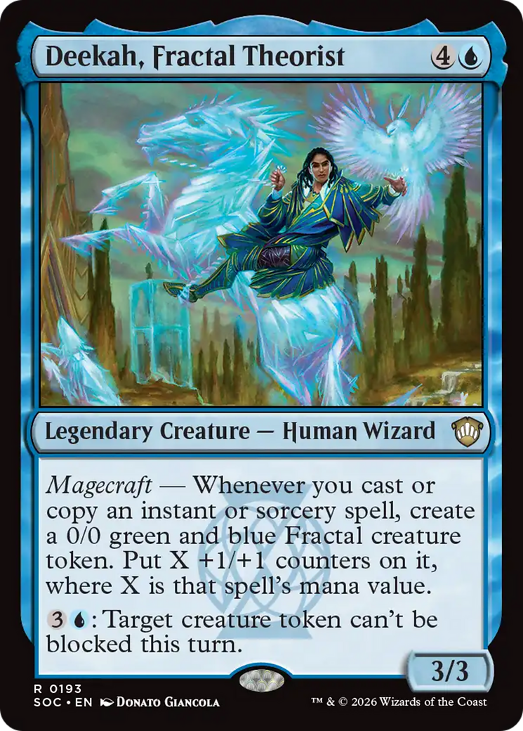 Deekah, Fractal Theorist [Secrets of Strixhaven Commander] | Exor Games New Glasgow