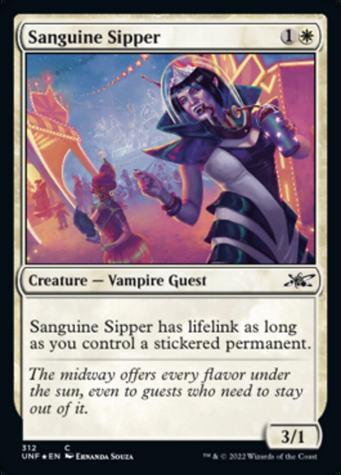 Sanguine Sipper (Galaxy Foil) [Unfinity] | Exor Games New Glasgow