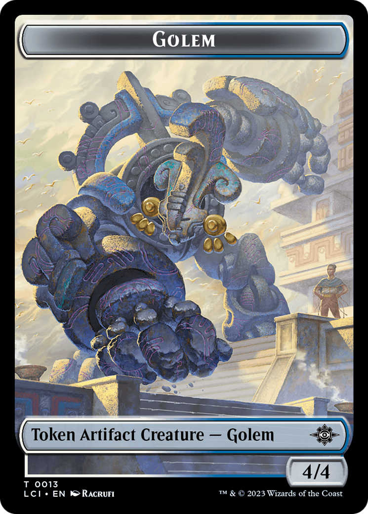 Golem Token [The Lost Caverns of Ixalan Tokens] | Exor Games New Glasgow