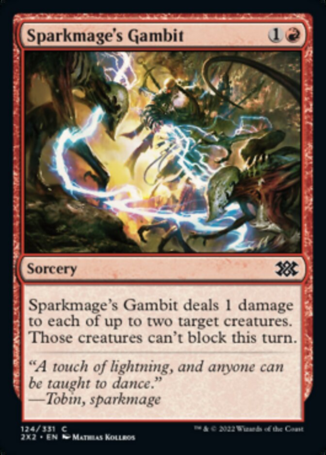 Sparkmage's Gambit [Double Masters 2022] | Exor Games New Glasgow