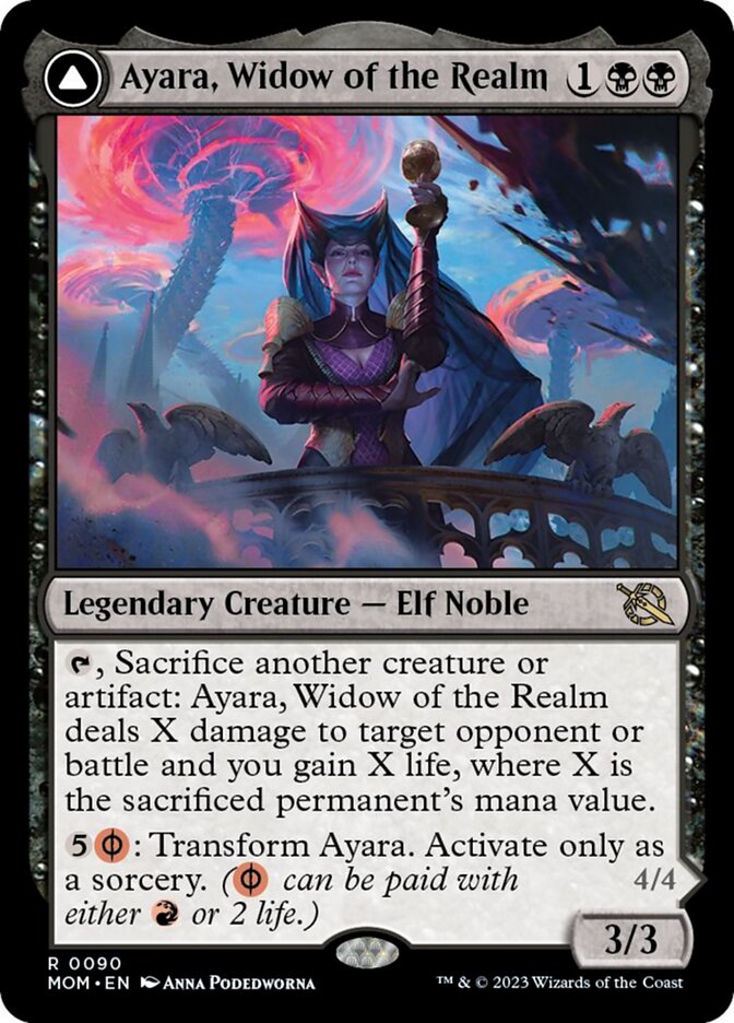 Ayara, Widow of the Realm // Ayara, Furnace Queen [March of the Machine] | Exor Games New Glasgow