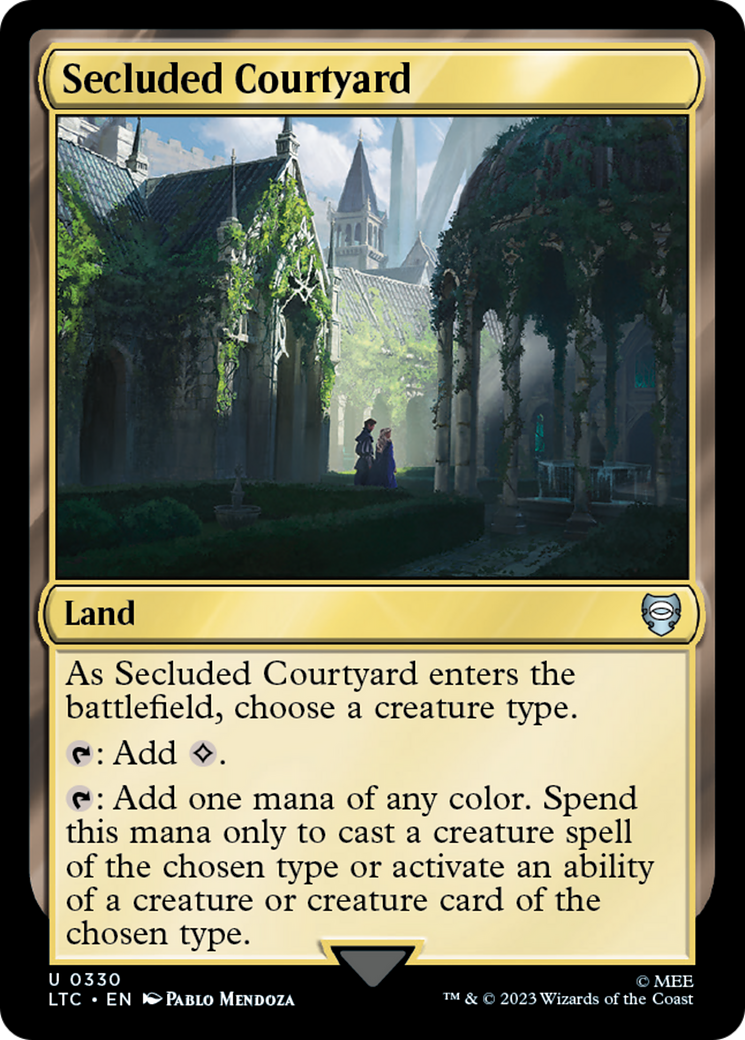 Secluded Courtyard [The Lord of the Rings: Tales of Middle-Earth Commander] | Exor Games New Glasgow