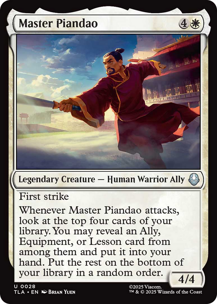 Master Piandao [Avatar: The Last Airbender] | Exor Games New Glasgow