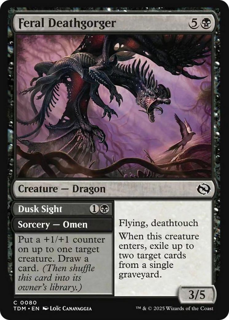 Feral Deathgorger [Tarkir: Dragonstorm] | Exor Games New Glasgow