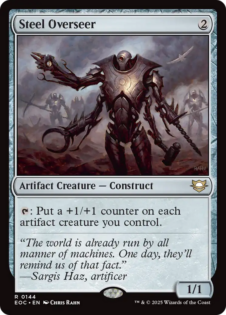 Steel Overseer [Edge of Eternities Commander] | Exor Games New Glasgow