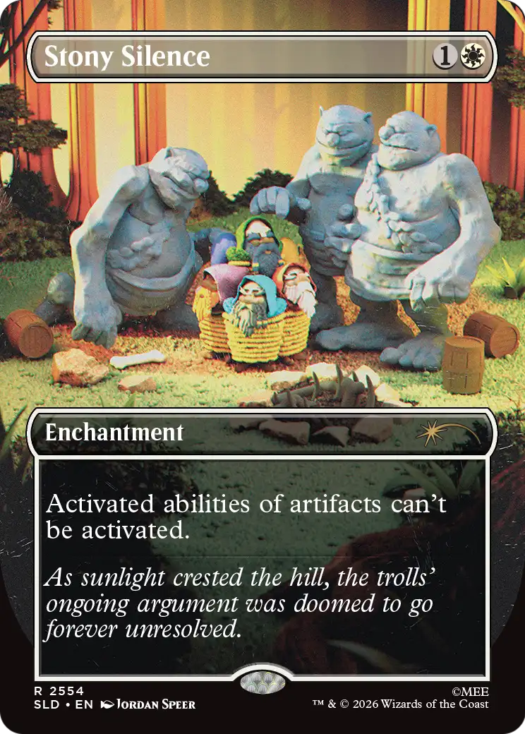Stony Silence [Secret Lair Drop Series] | Exor Games New Glasgow
