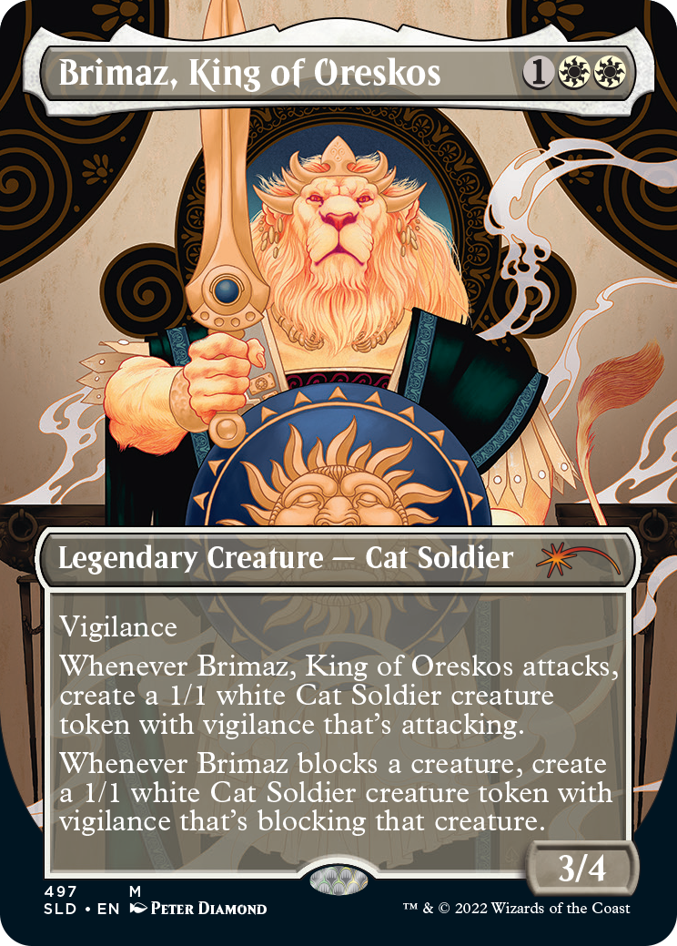 Brimaz, King of Oreskos (Borderless) [Secret Lair Drop Series] | Exor Games New Glasgow