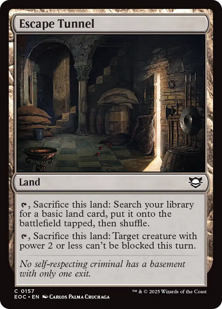 Escape Tunnel [Edge of Eternities Commander] | Exor Games New Glasgow