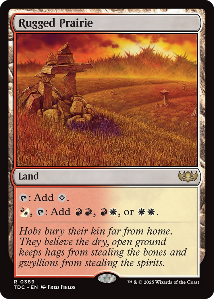 Rugged Prairie [Tarkir: Dragonstorm Commander] | Exor Games New Glasgow