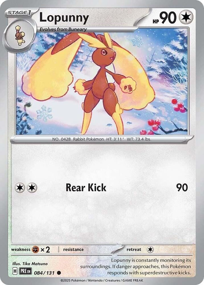 Lopunny (084/131) [Scarlet & Violet: Prismatic Evolutions] | Exor Games New Glasgow