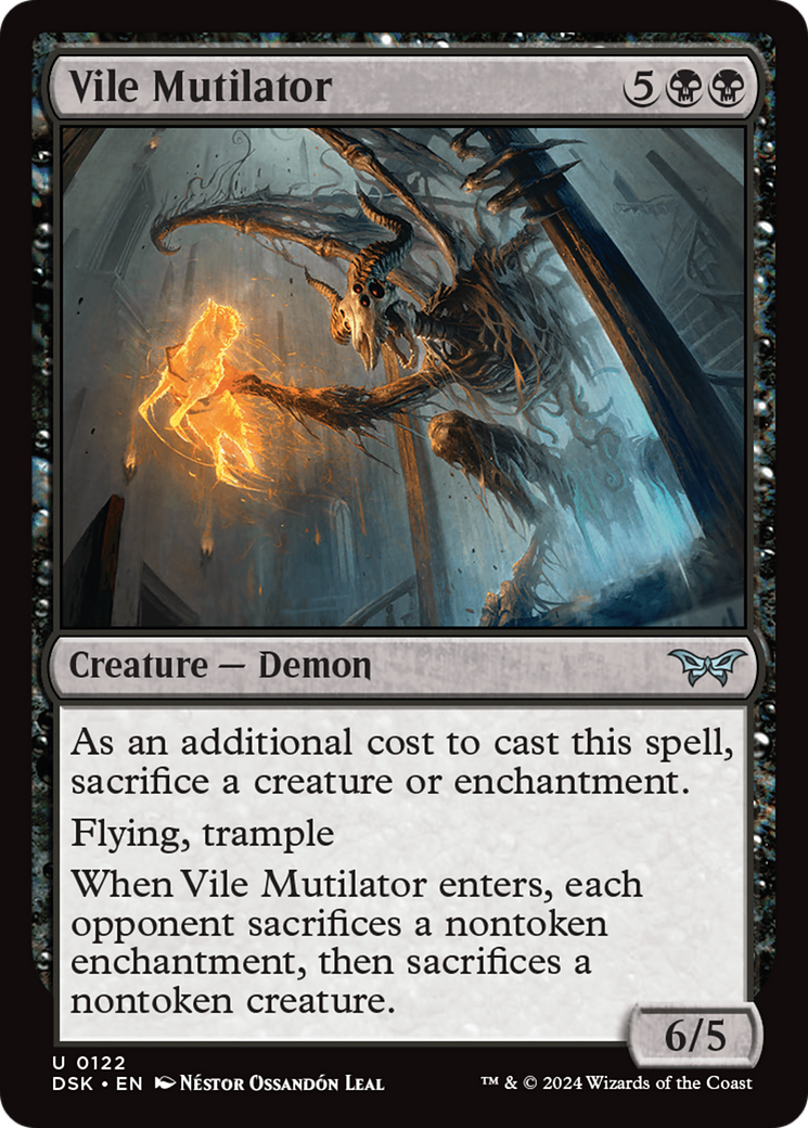 Vile Mutilator [Duskmourn: House of Horror] | Exor Games New Glasgow