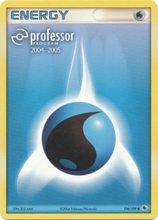 Water Energy (106/109) (2004 2005) [Professor Program Promos] | Exor Games New Glasgow