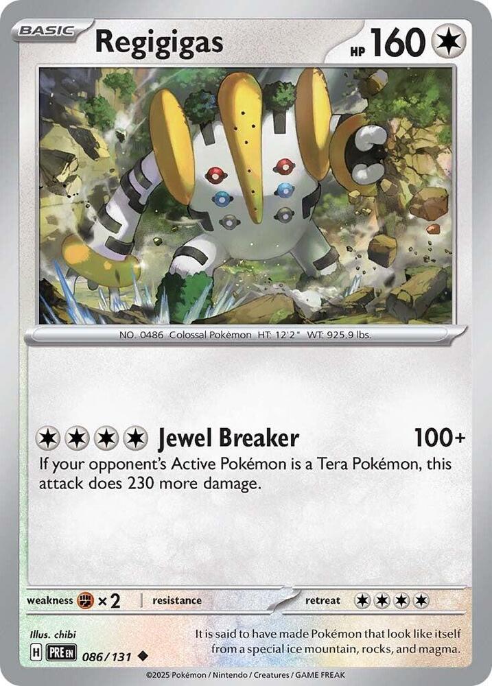 Regigigas (086/131) [Scarlet & Violet: Prismatic Evolutions] | Exor Games New Glasgow