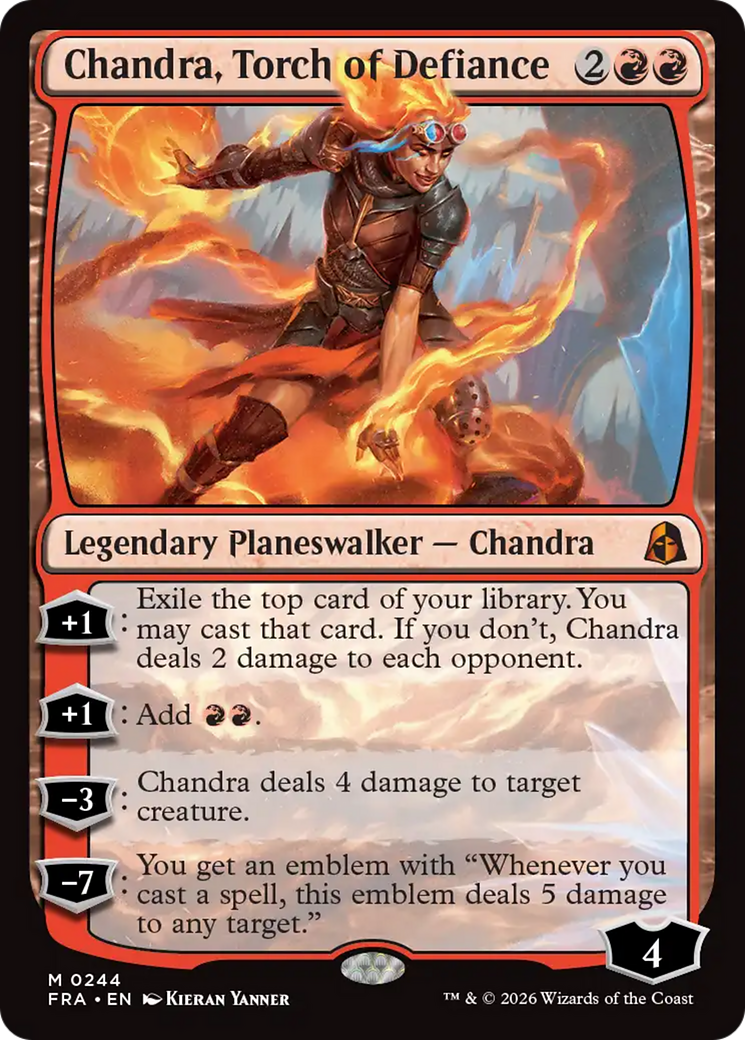 Chandra, Torch of Defiance [Reality Fracture] | Exor Games New Glasgow