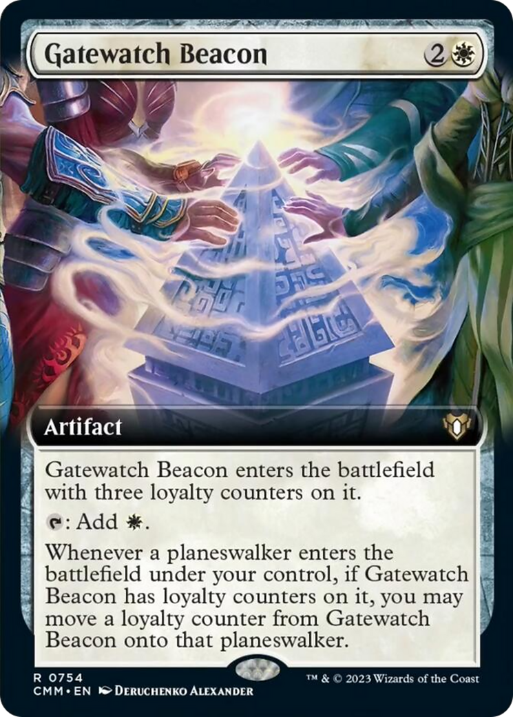 Gatewatch Beacon (Extended Art) [Commander Masters] | Exor Games New Glasgow