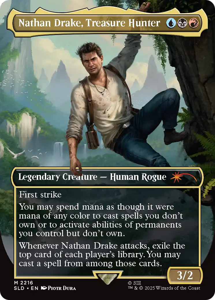 Nathan Drake, Treasure Hunter [Secret Lair Drop Series] | Exor Games New Glasgow