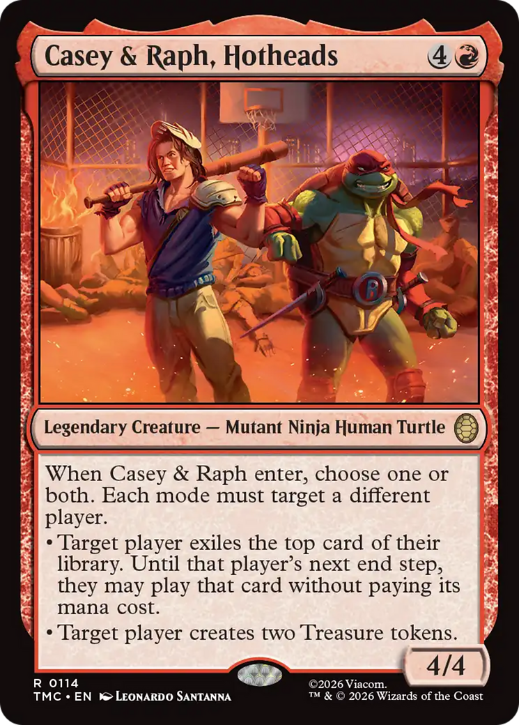 Casey & Raph, Hotheads [Teenage Mutant Ninja Turtles Commander] | Exor Games New Glasgow