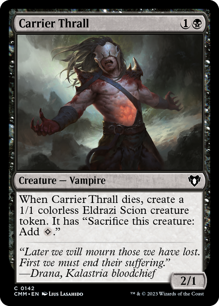 Carrier Thrall [Commander Masters] | Exor Games New Glasgow