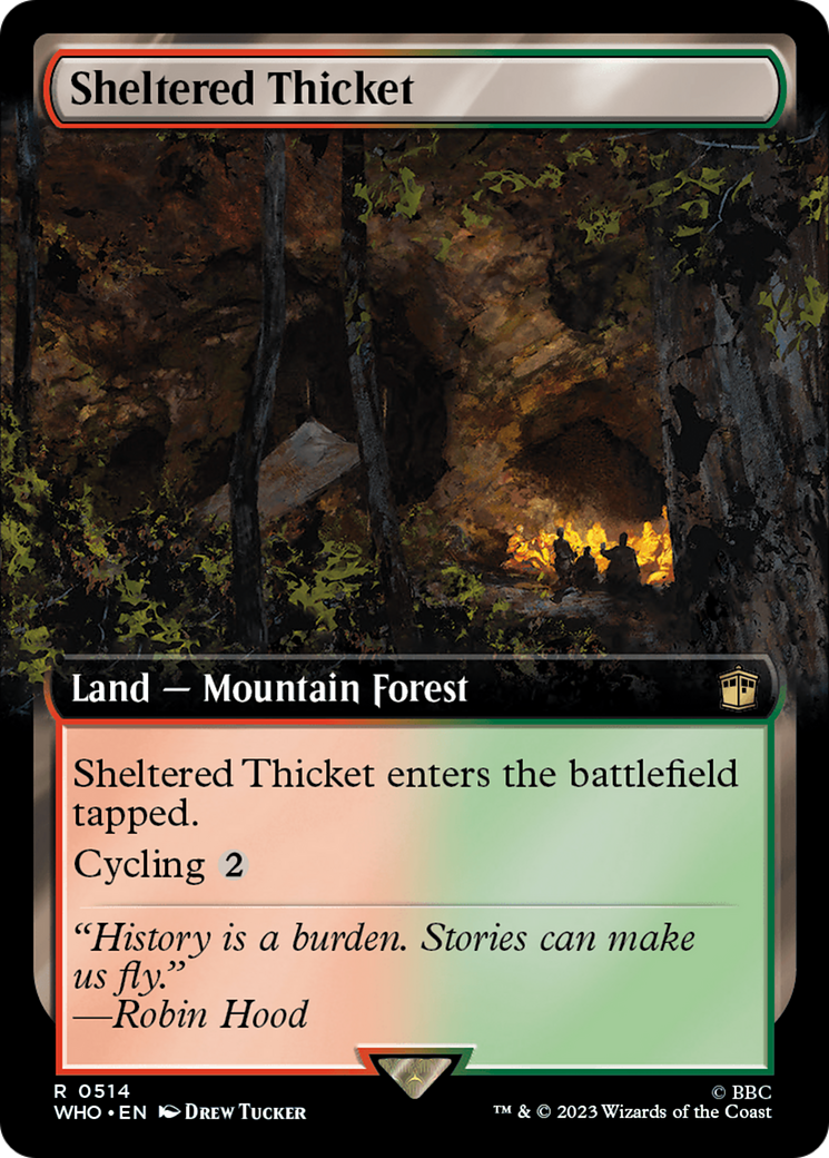 Sheltered Thicket (Extended Art) [Doctor Who] | Exor Games New Glasgow