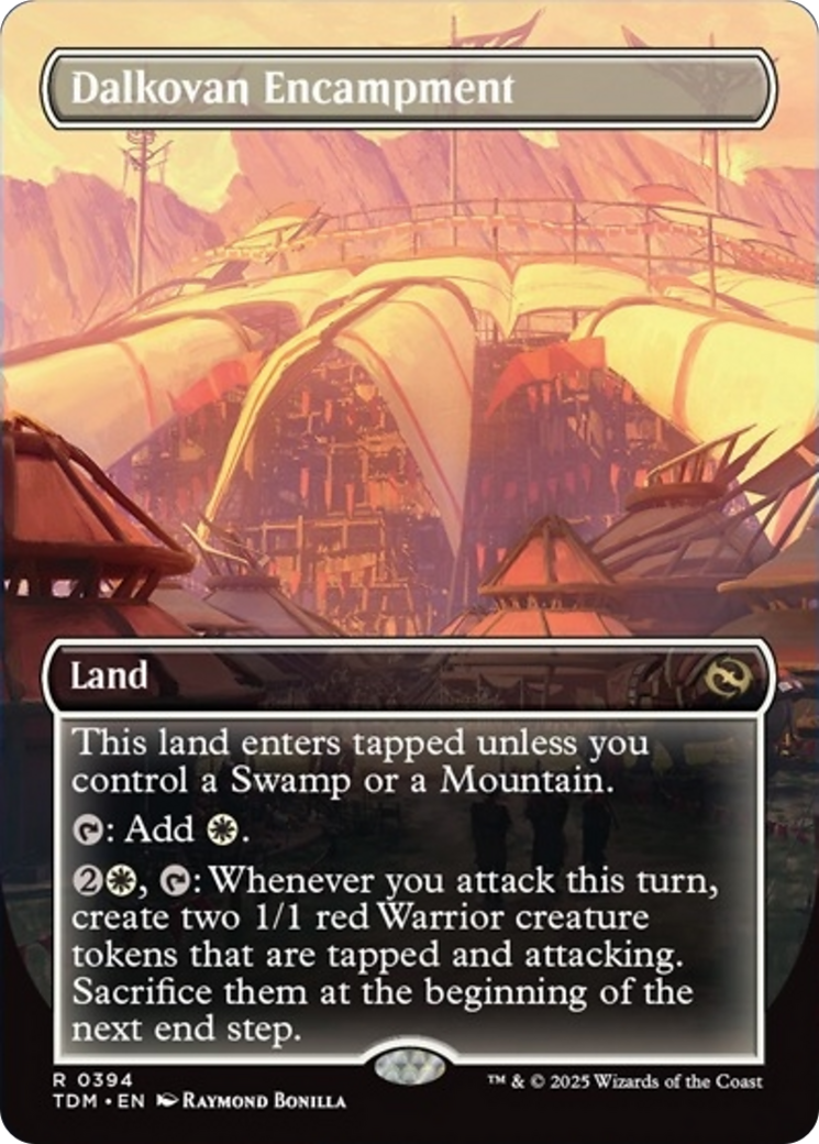 Dalkovan Encampment (Borderless) [Tarkir: Dragonstorm] | Exor Games New Glasgow