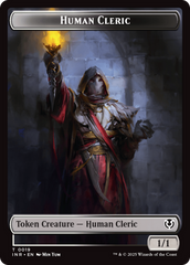 Demon // Human Cleric Double-Sided Token [Innistrad Remastered Tokens] | Exor Games New Glasgow